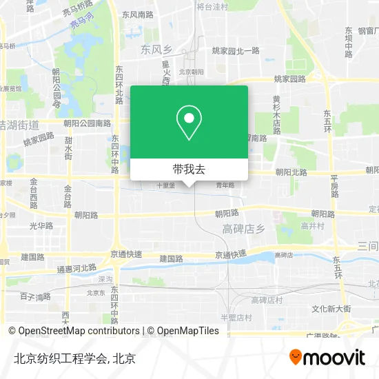 北京纺织工程学会地图