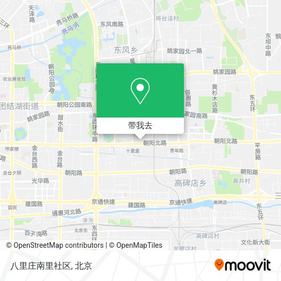 八里庄南里社区地图