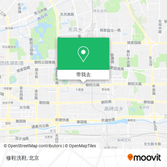 修鞋洗鞋地图