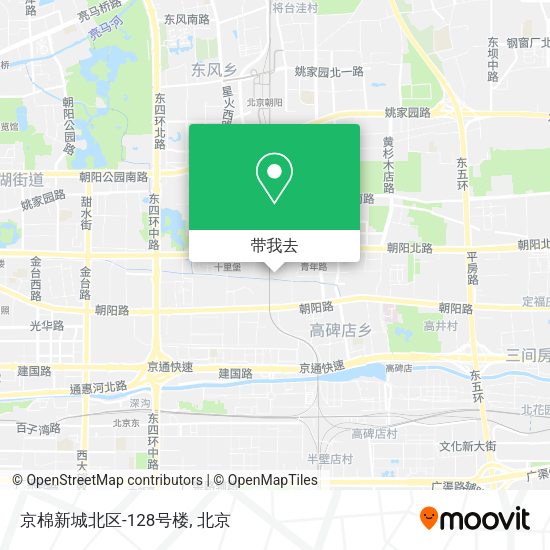 京棉新城北区-128号楼地图