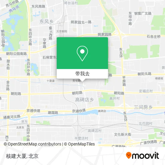 核建大厦地图
