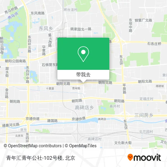 青年汇青年公社-102号楼地图