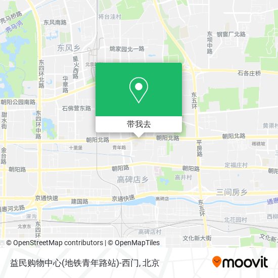 益民购物中心(地铁青年路站)-西门地图