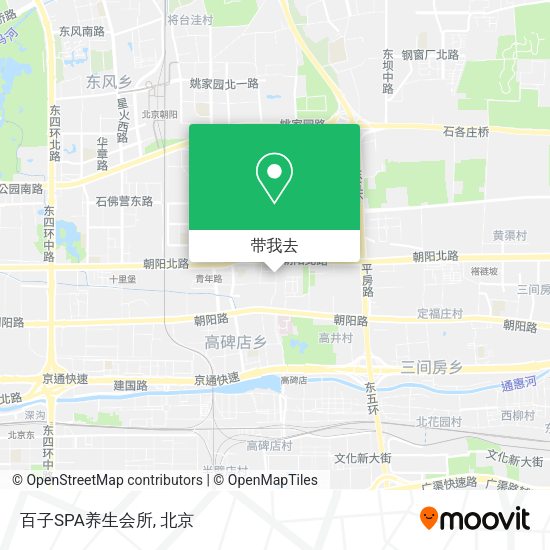 百子SPA养生会所地图
