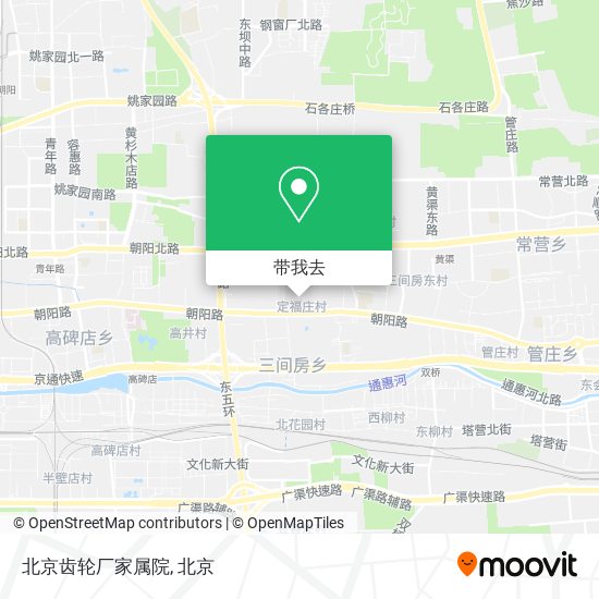 北京齿轮厂家属院地图