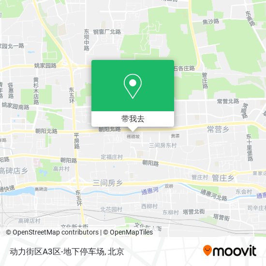动力街区A3区-地下停车场地图