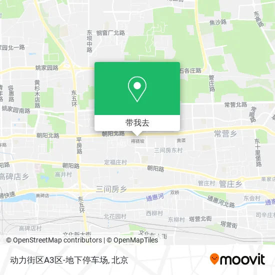 动力街区A3区-地下停车场地图