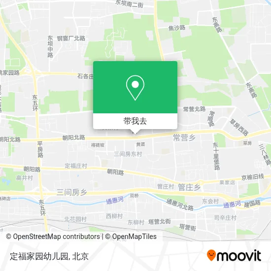 定福家园幼儿园地图