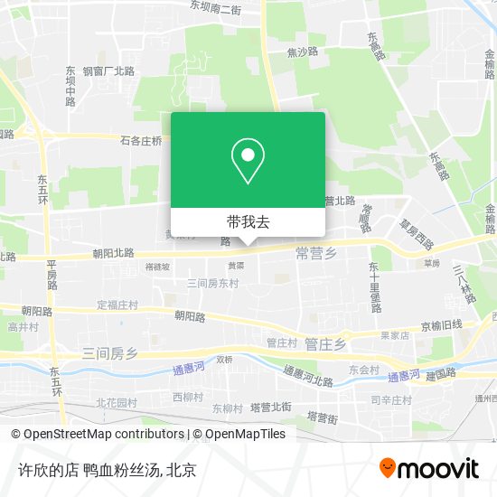 许欣的店 鸭血粉丝汤地图