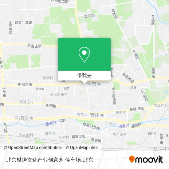 北京懋隆文化产业创意园-停车场地图
