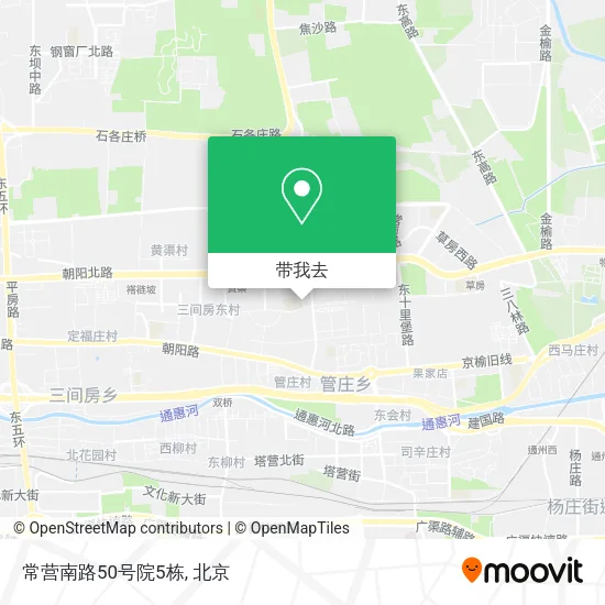 常营南路50号院5栋地图
