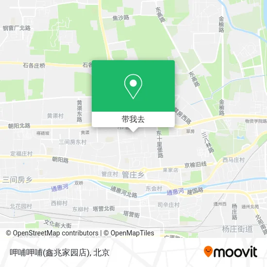 呷哺呷哺(鑫兆家园店)地图