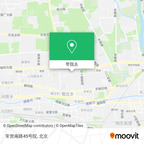 常营南路45号院地图