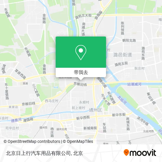 北京日上行汽车用品有限公司地图