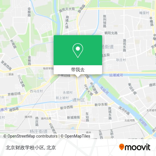 北京财政学校小区地图