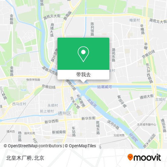 北皇木厂桥地图