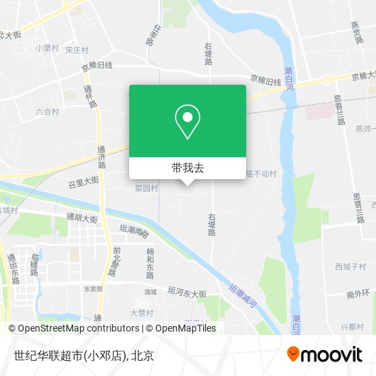 世纪华联超市(小邓店)地图