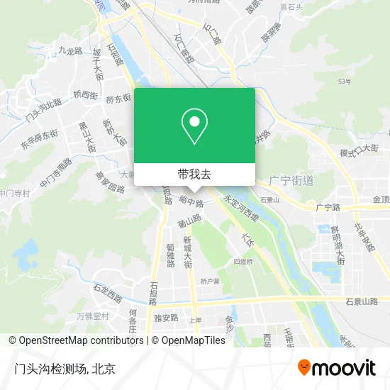门头沟检测场地图