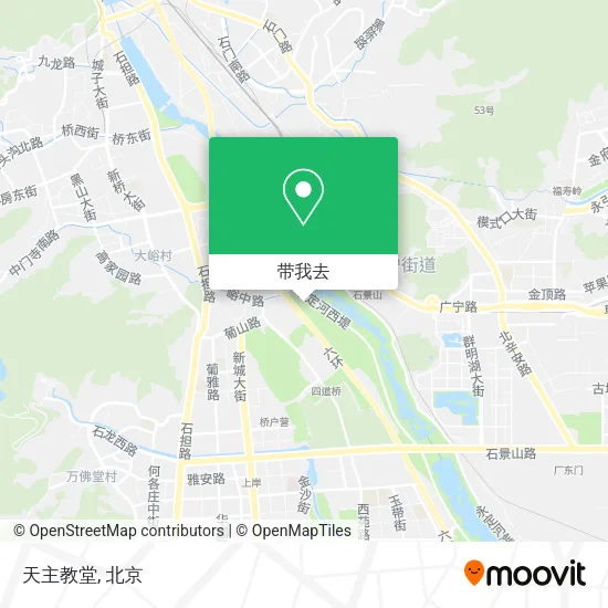 天主教堂地图