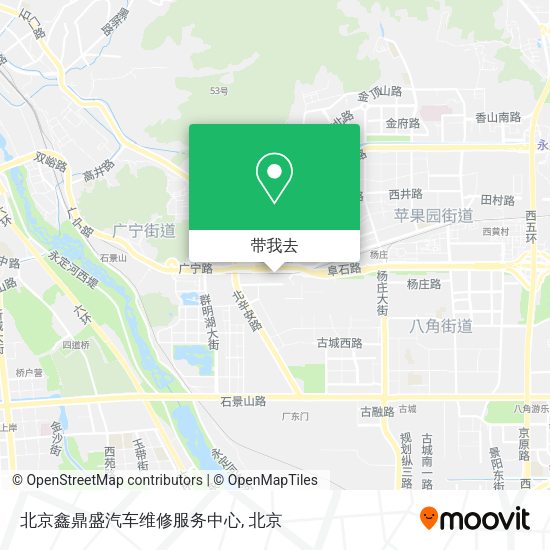 北京鑫鼎盛汽车维修服务中心地图