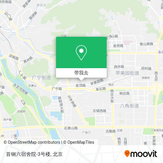 首钢六宿舍院-3号楼地图