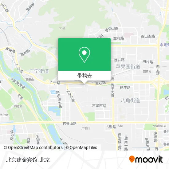 北京建金宾馆地图