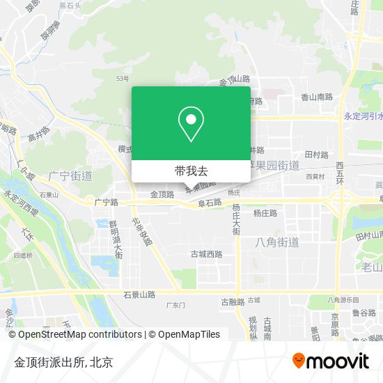 金顶街派出所地图