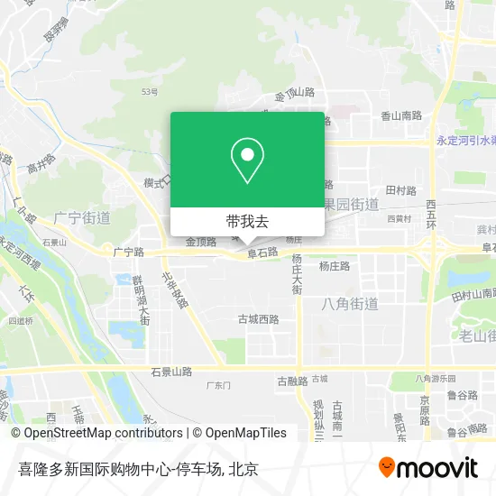 喜隆多新国际购物中心-停车场地图