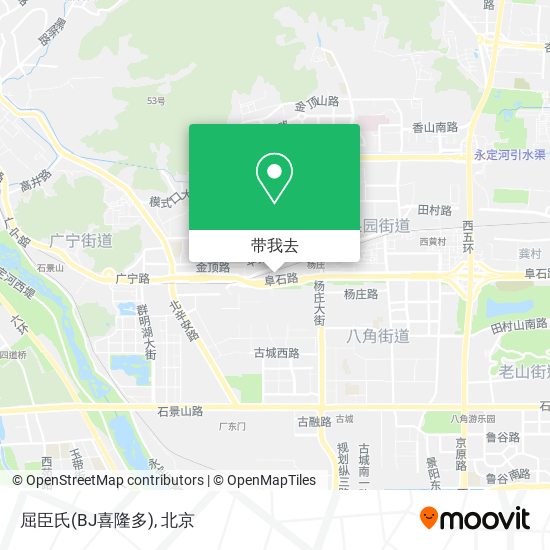 屈臣氏(BJ喜隆多)地图