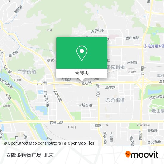 喜隆多购物广场地图