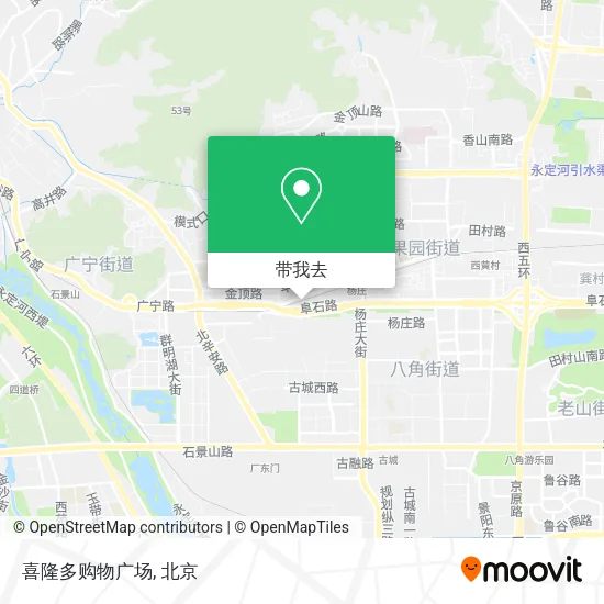 喜隆多购物广场地图
