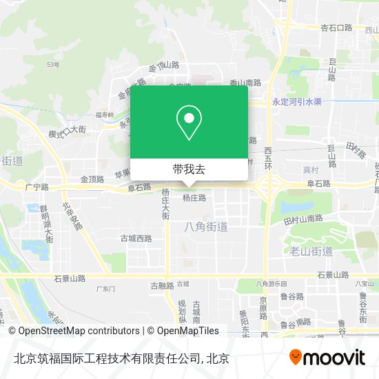 北京筑福国际工程技术有限责任公司地图
