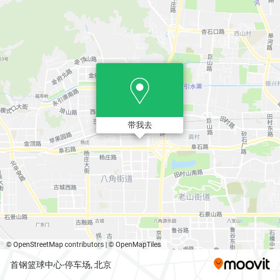 首钢篮球中心-停车场地图