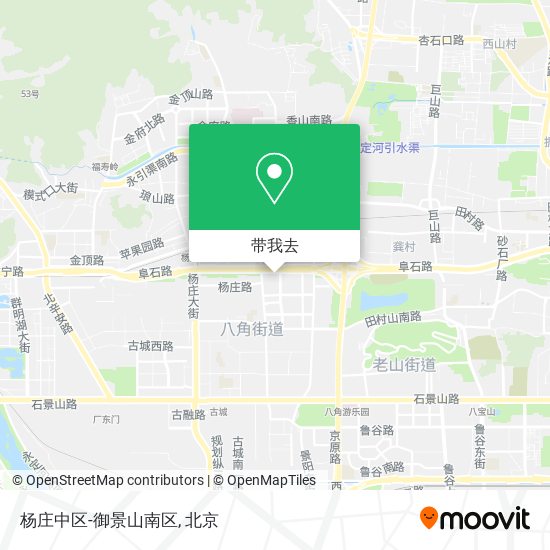 杨庄中区-御景山南区地图