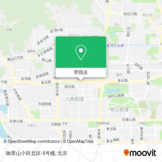 御景山小区北区-5号楼地图
