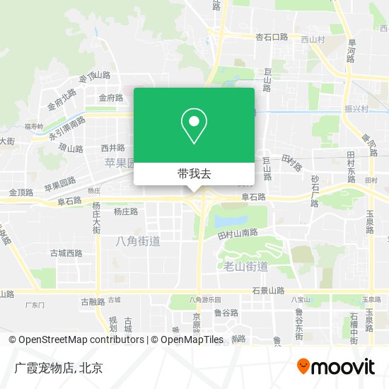 广霞宠物店地图