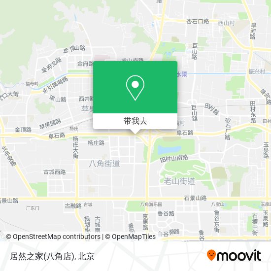 居然之家(八角店)地图