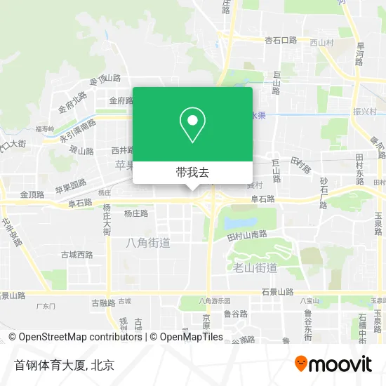 首钢体育大厦地图