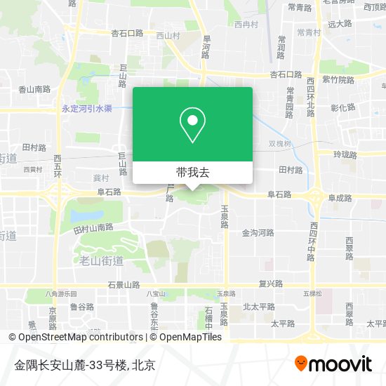 金隅长安山麓-33号楼地图