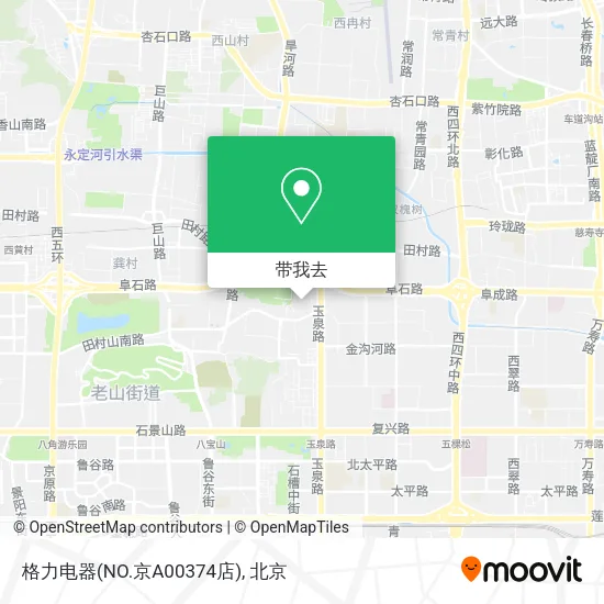 格力电器(NO.京A00374店)地图