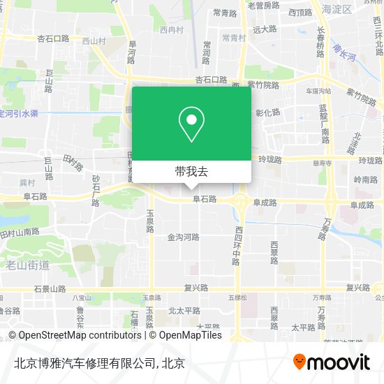 北京博雅汽车修理有限公司地图