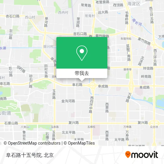 阜石路十五号院地图