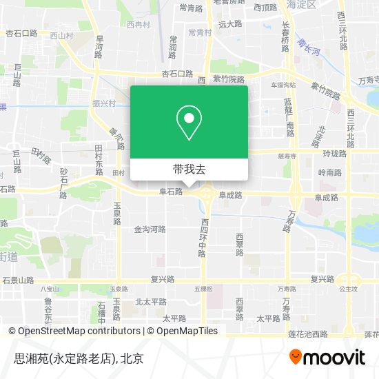 思湘苑(永定路老店)地图