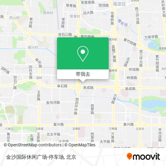 金沙国际休闲广场-停车场地图