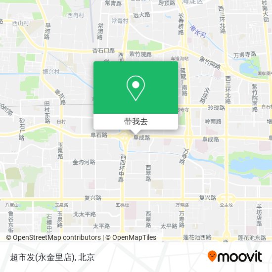 超市发(永金里店)地图