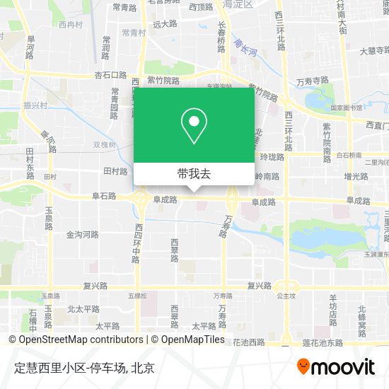 定慧西里小区-停车场地图