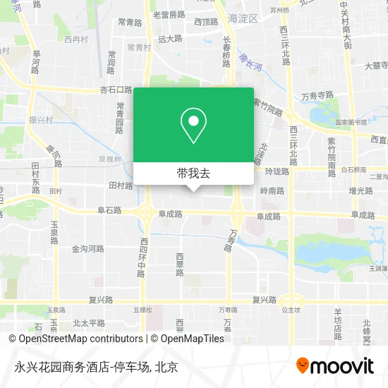 永兴花园商务酒店-停车场地图