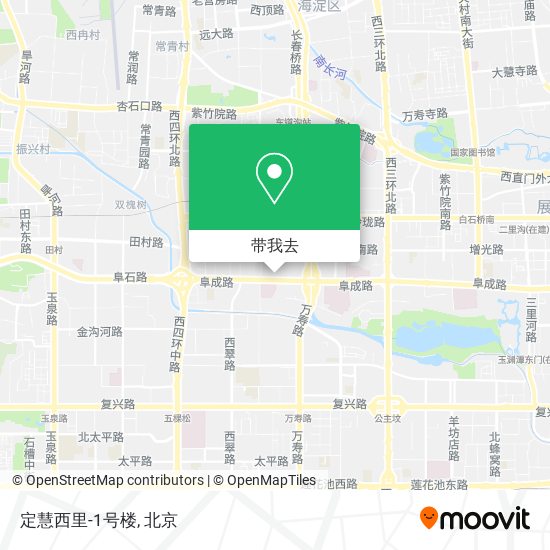 定慧西里-1号楼地图