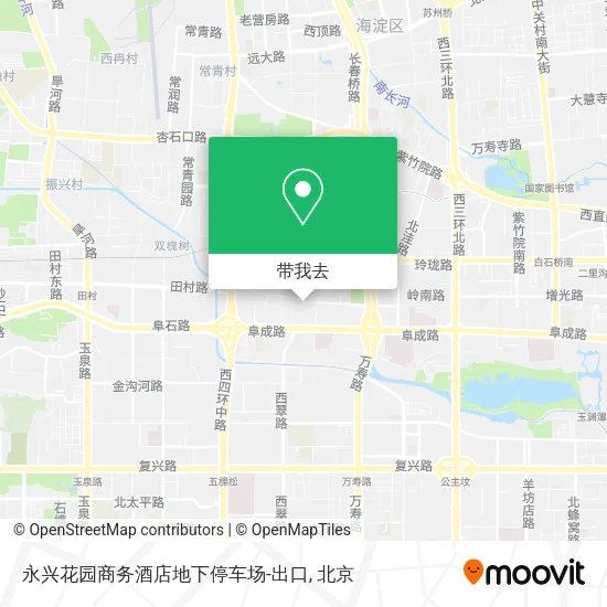 永兴花园商务酒店地下停车场-出口地图