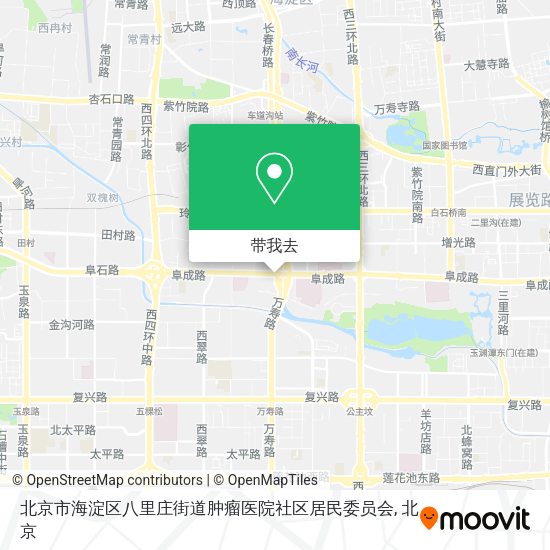 北京市海淀区八里庄街道肿瘤医院社区居民委员会地图